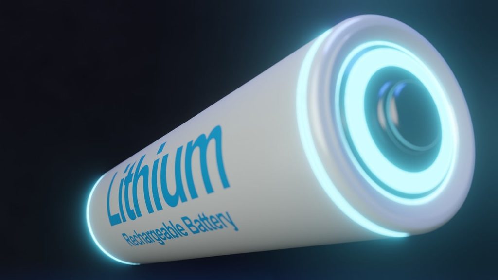 Lithium-ion rechargeable battery representation